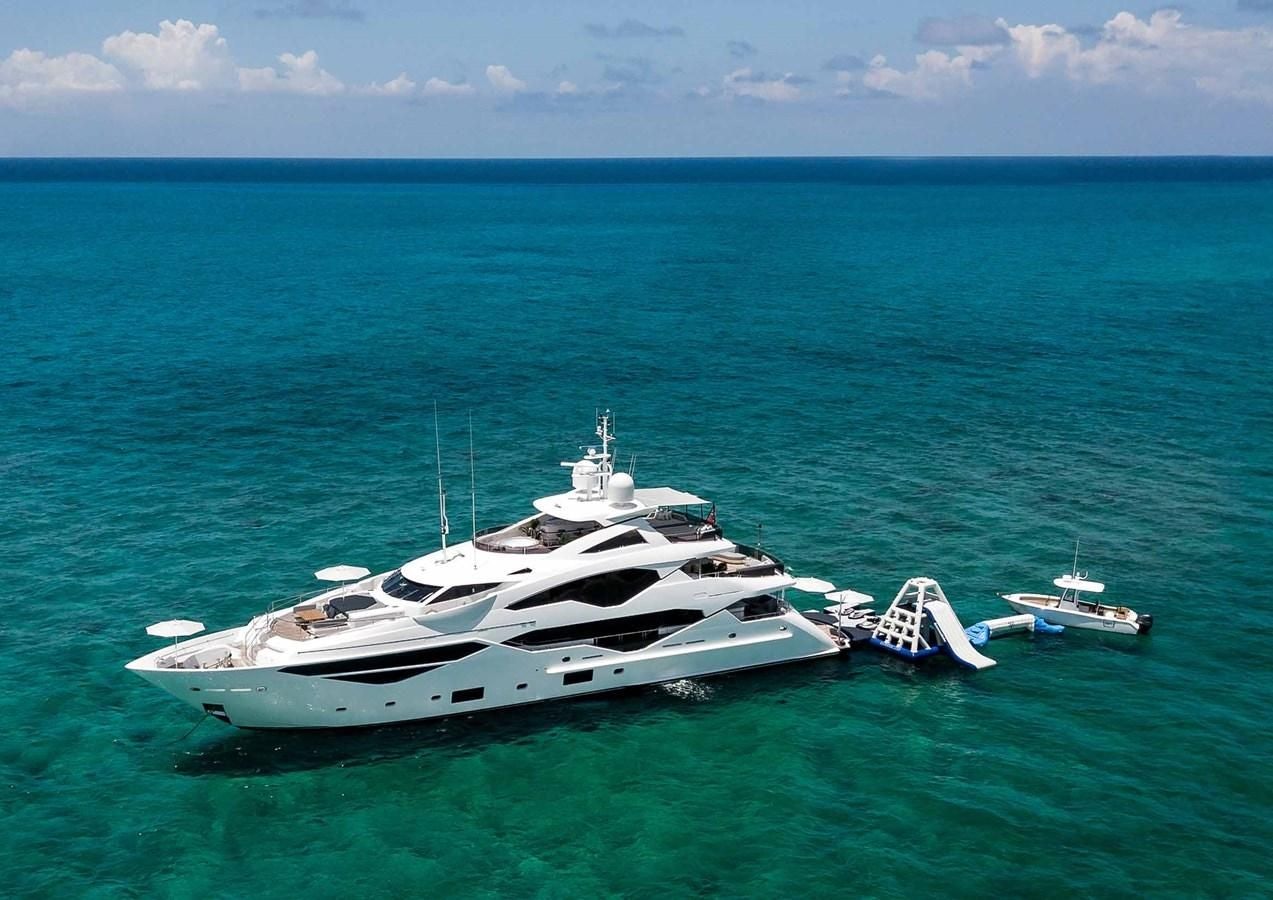 a group of boats in the ocean aboard CAPTAIN MORGAN III Yacht for Sale