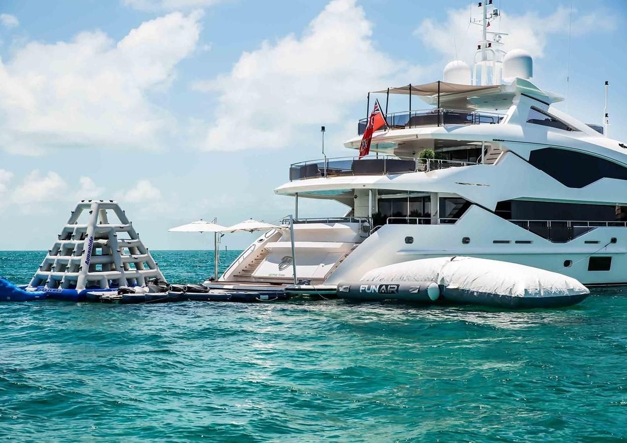 a couple of boats in the water aboard CAPTAIN MORGAN III Yacht for Sale