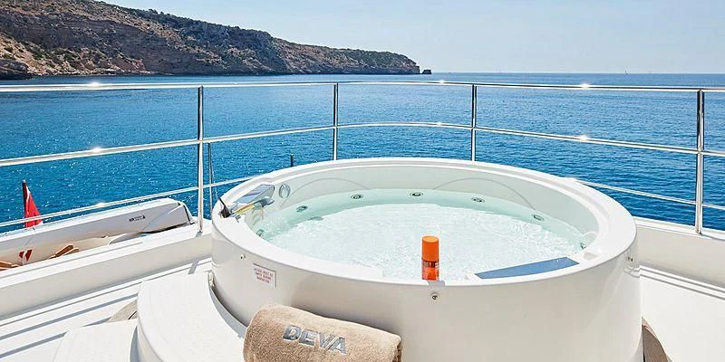 a boat on the water aboard BEST OFF Yacht for Charter