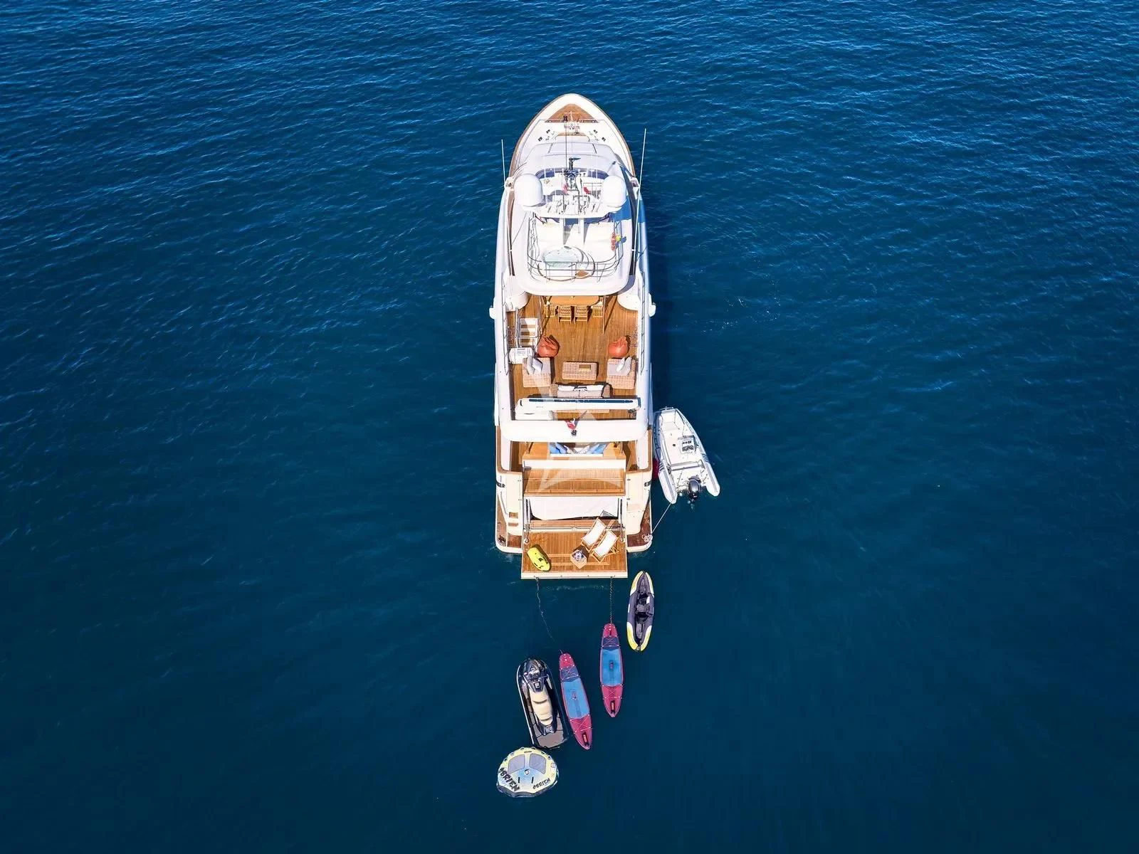 a space shuttle in the sky aboard BEST OFF Yacht for Charter