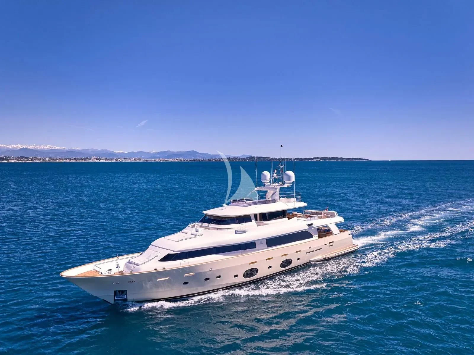 a white yacht on the water aboard BEST OFF Yacht for Charter