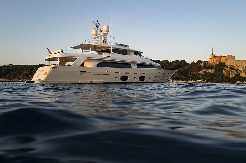 a boat on the water aboard BEST OFF Yacht for Charter