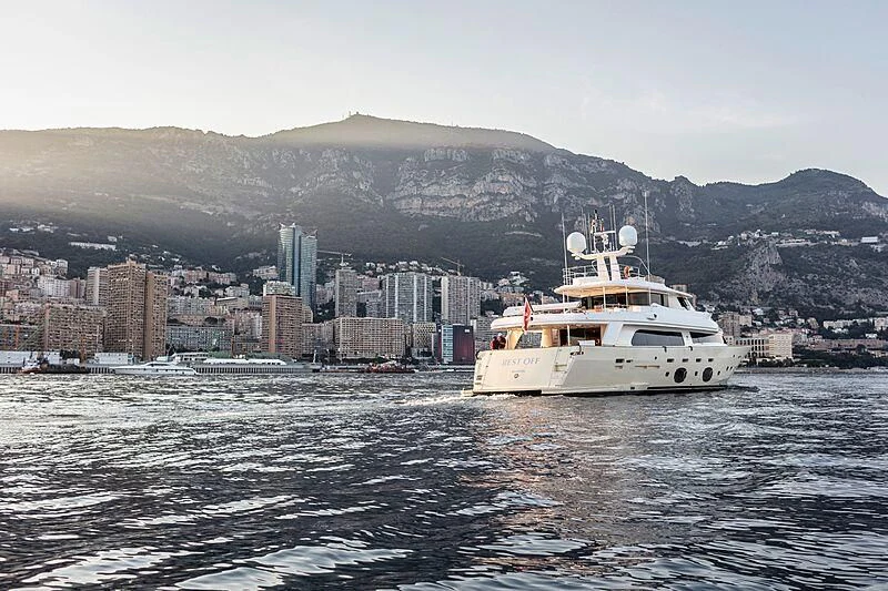 a boat in the water aboard BEST OFF Yacht for Charter