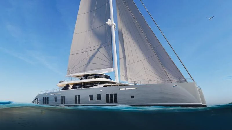 a boat on the water aboard PROJECT GARFIELD Yacht for Sale