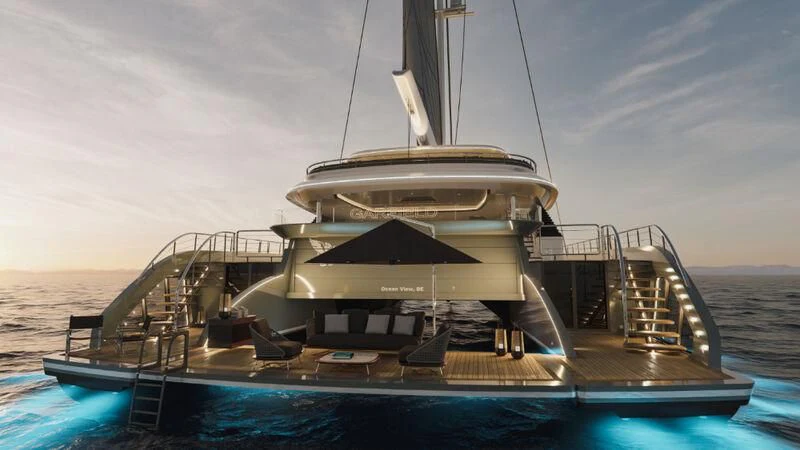 a boat on the water aboard PROJECT GARFIELD Yacht for Sale