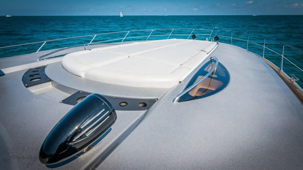 a boat on the water aboard H2 Yacht for Sale