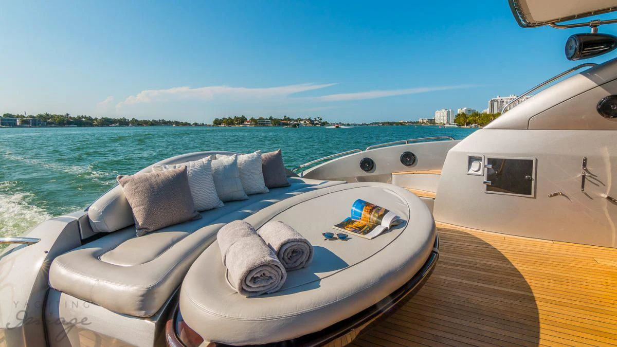 a boat on the water aboard H2 Yacht for Sale