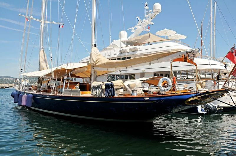 a boat in the water aboard ALEJANDRA Yacht for Sale