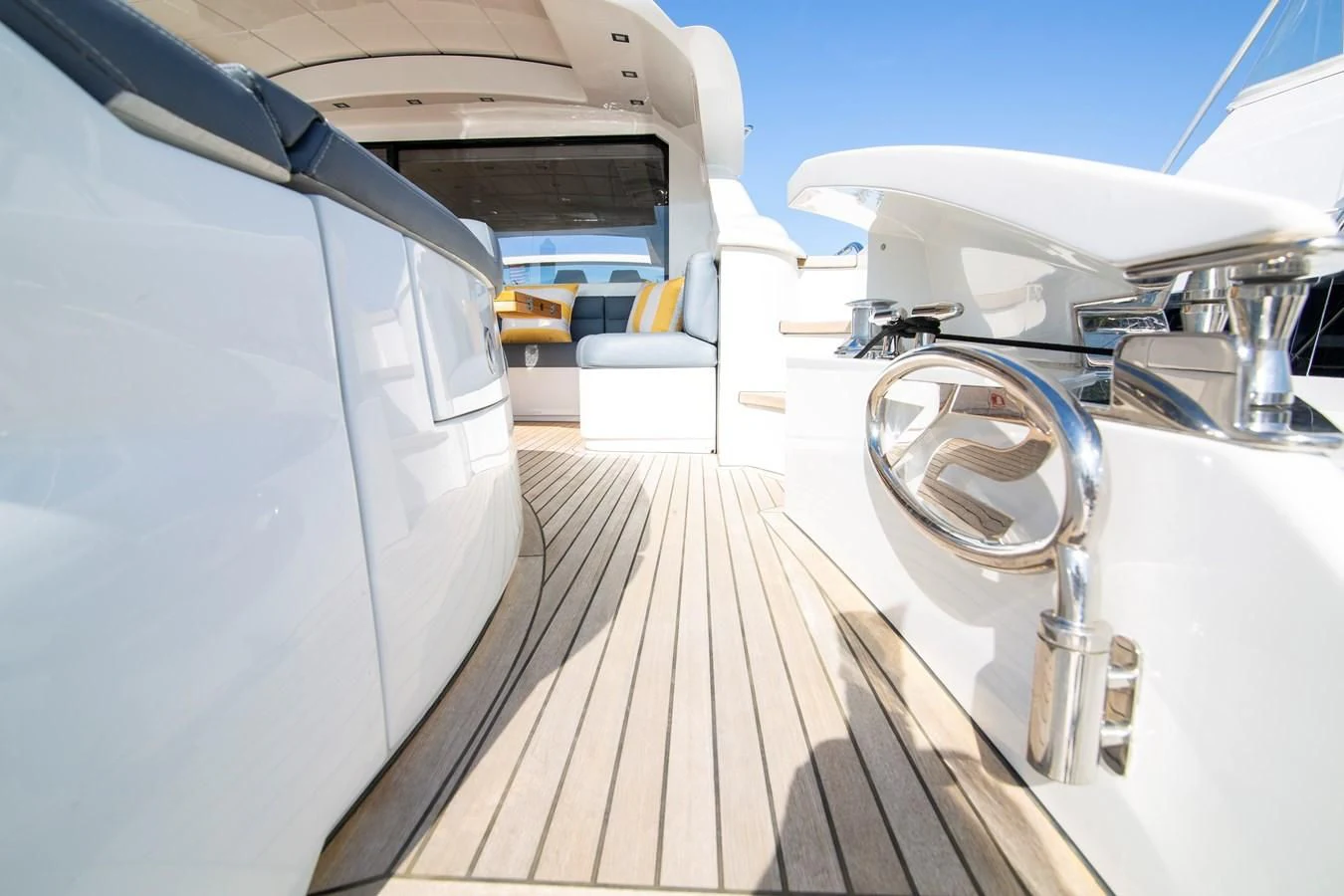 a boat on the water aboard UPTOWN GIRL Yacht for Sale