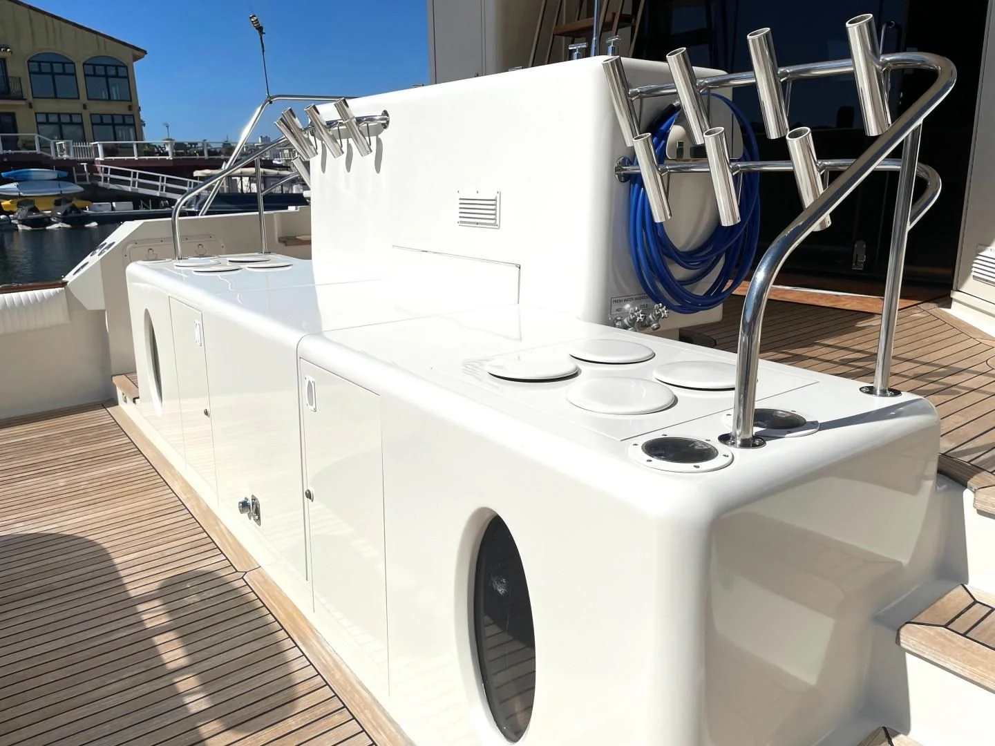 a machine on the counter aboard AFTER MIDNIGHT Yacht for Sale
