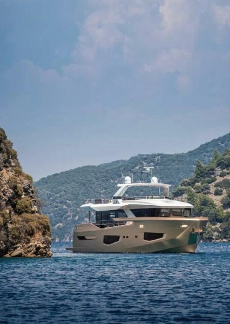 a boat on the water aboard NUMARINE 22XP/07 Yacht for Sale