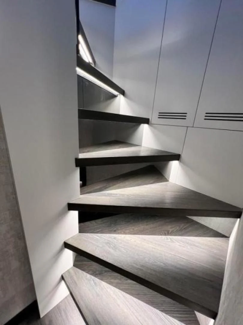 a set of stairs in a room aboard NUMARINE 22XP/07 Yacht for Sale