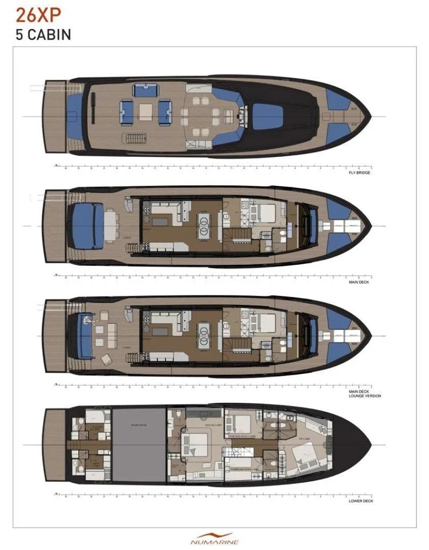 graphical user interface aboard NUMARINE 22XP/07 Yacht for Sale