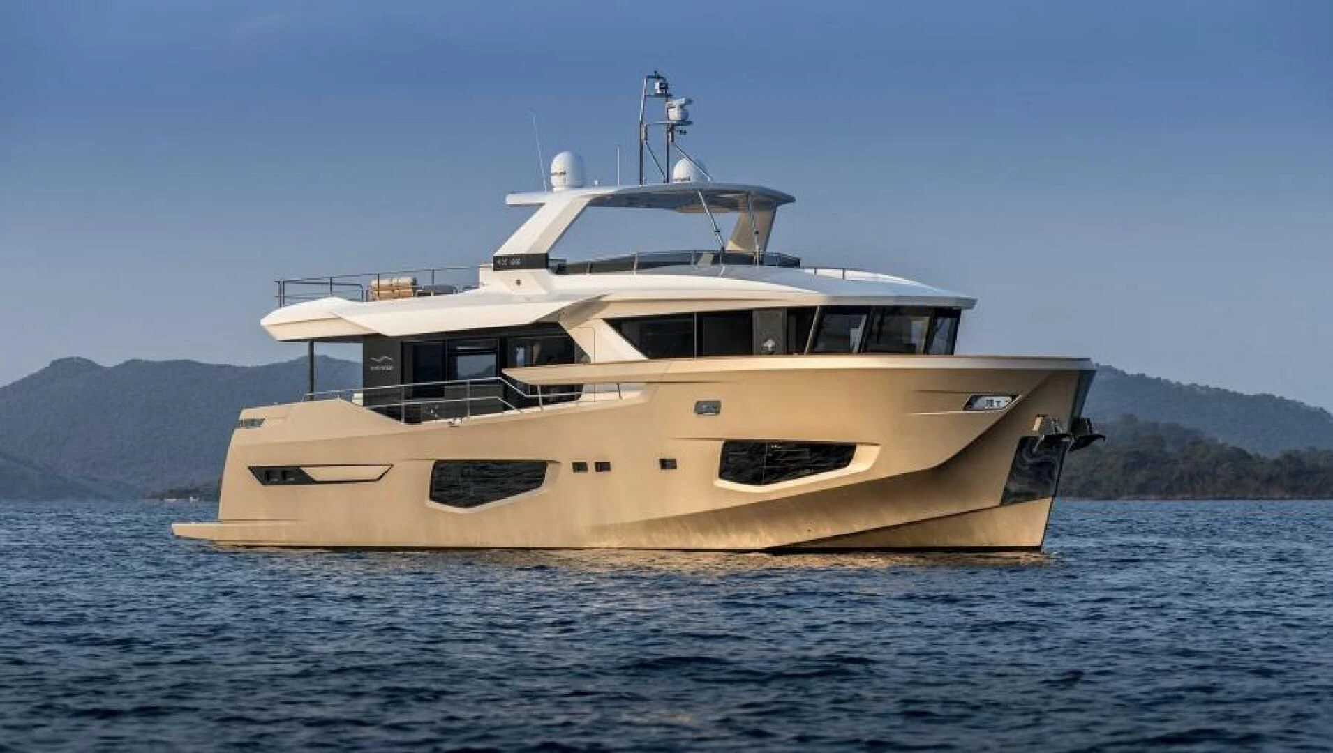 a boat on the water aboard NUMARINE 22XP/07 Yacht for Sale
