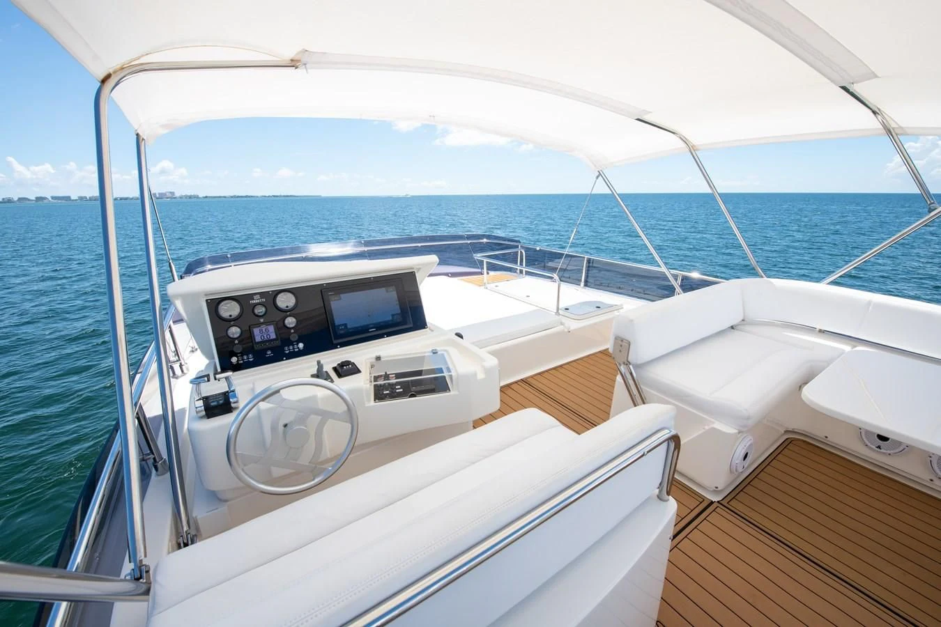 a boat on the water aboard HOPE Yacht for Sale