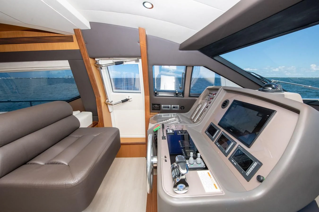 inside of a vehicle aboard HOPE Yacht for Sale