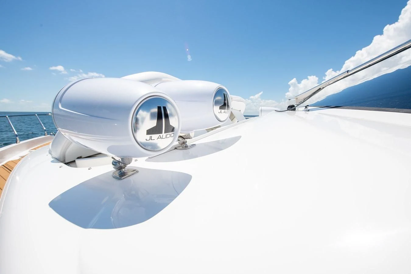 a close-up of a plane aboard HOPE Yacht for Sale