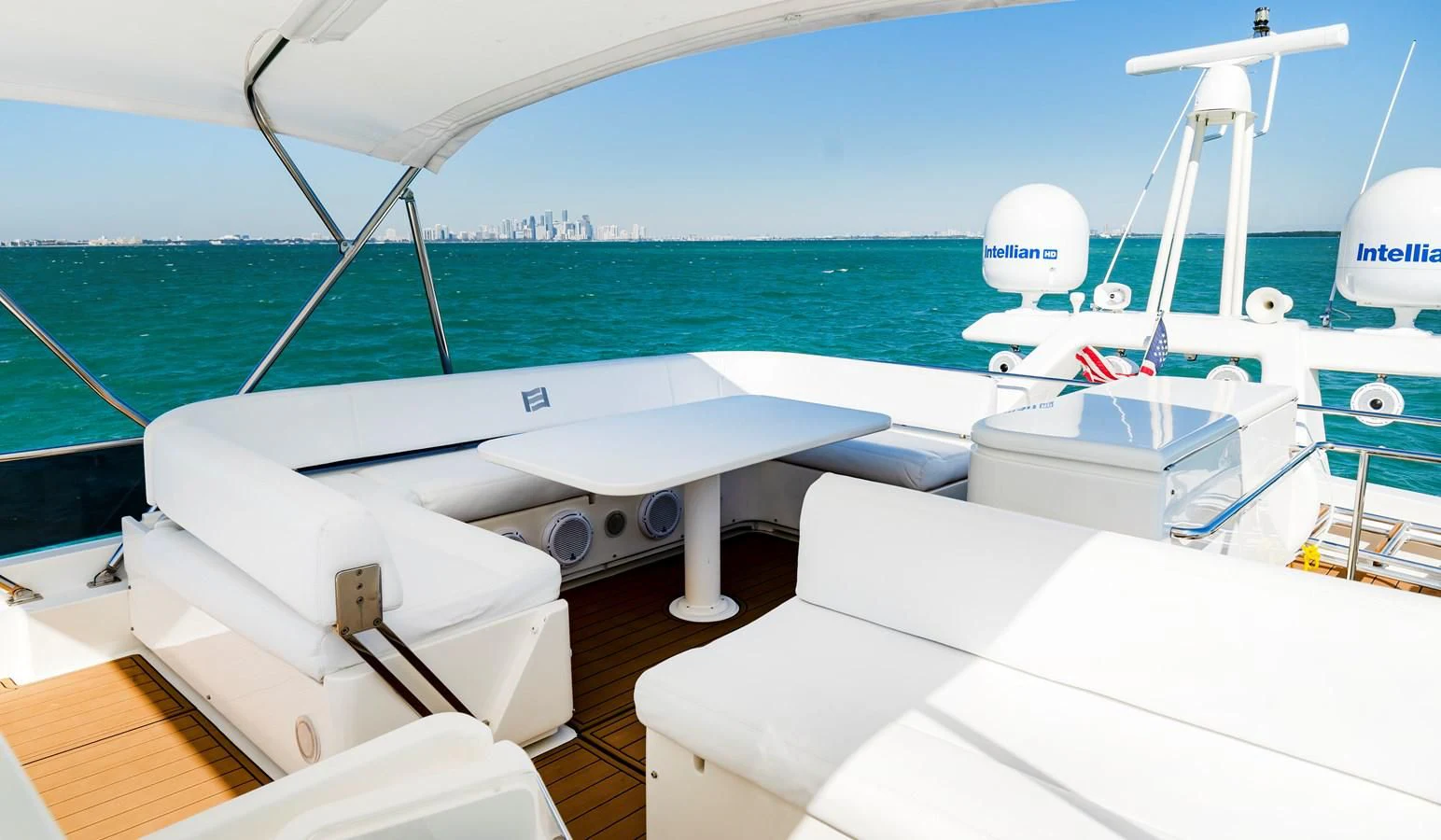 a boat on the water aboard HOPE Yacht for Sale