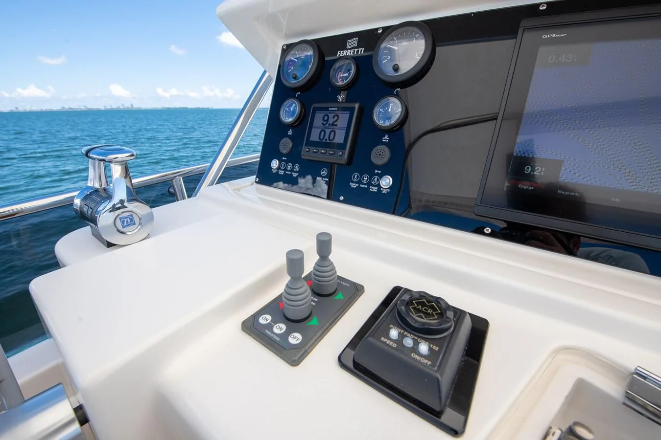 a cockpit of a plane aboard HOPE Yacht for Sale