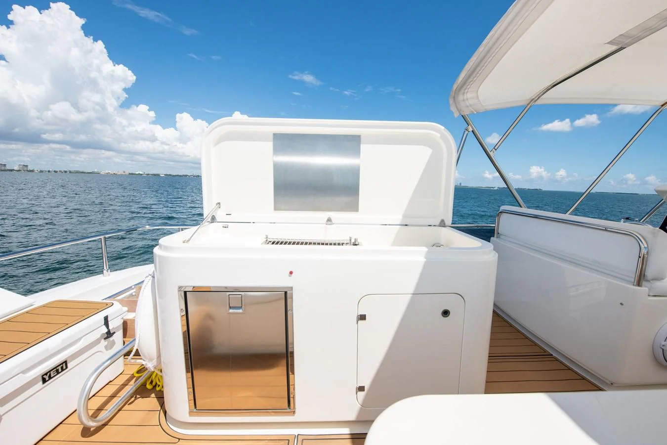 a boat on the water aboard HOPE Yacht for Sale