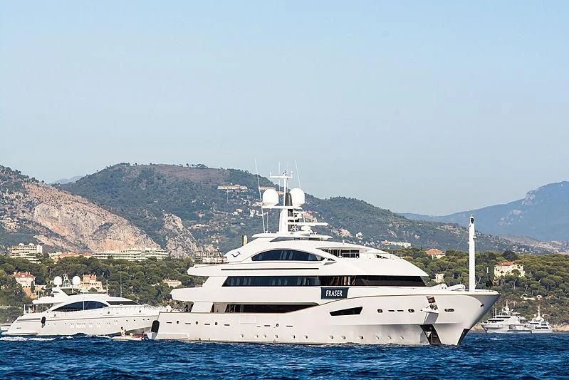 a yacht in the water aboard BEATRIX Yacht for Sale