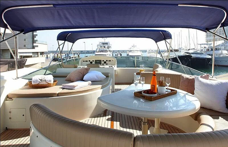 a boat on the water aboard BARBASILDA Yacht for Sale