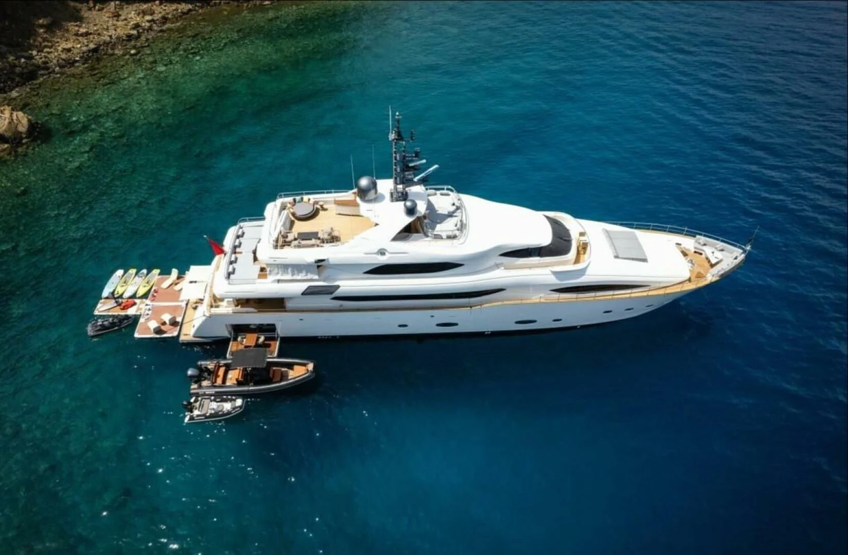a boat on the water aboard ARIELA Yacht for Sale