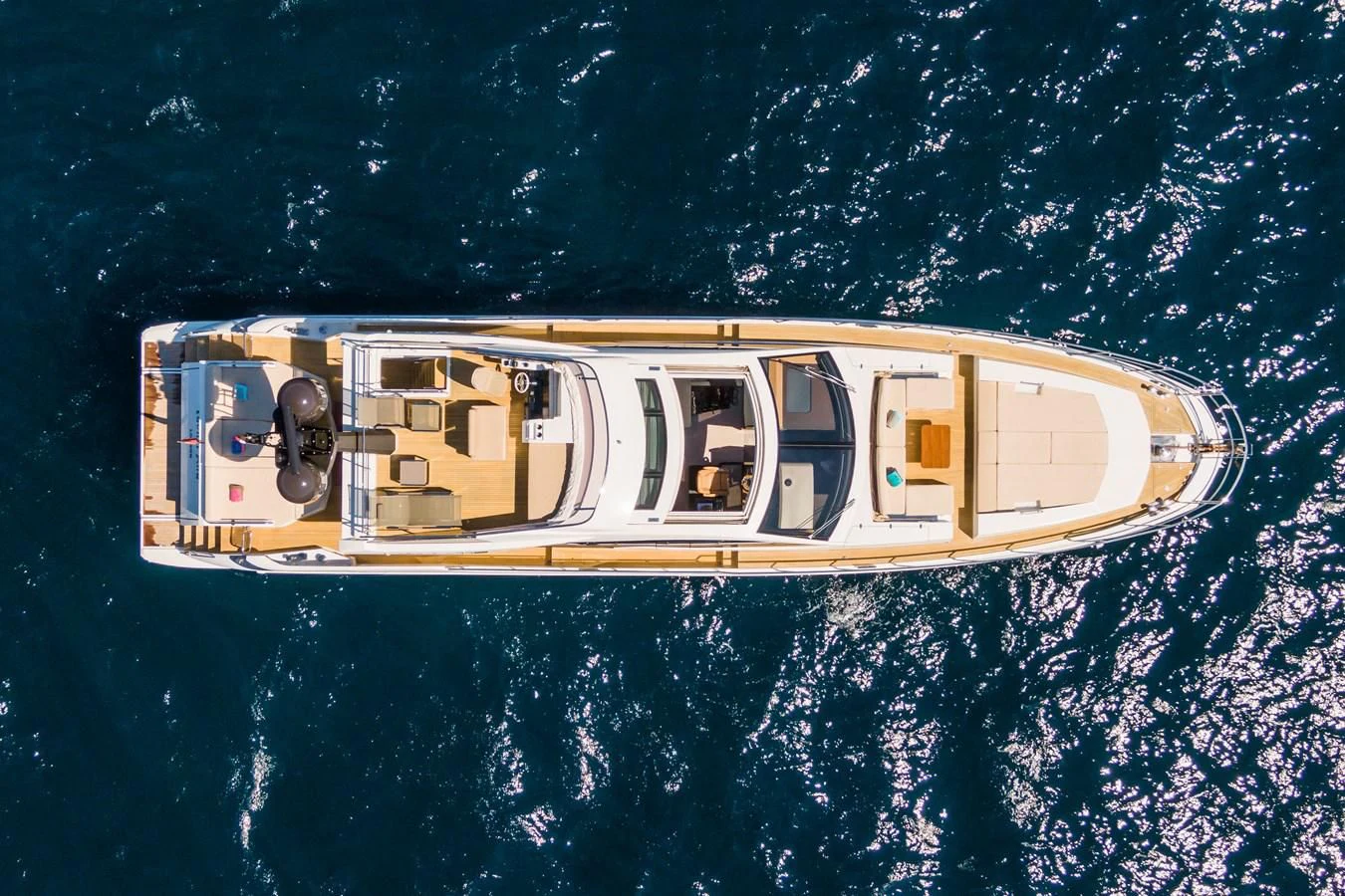 a space ship in space aboard YACHTI ANA Yacht for Sale