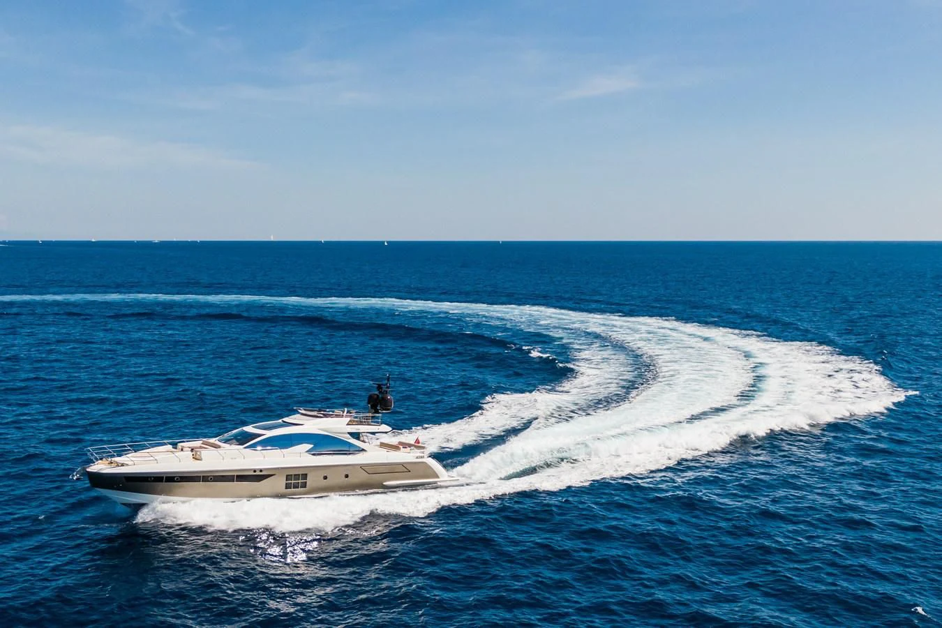 a boat on the water aboard YACHTI ANA Yacht for Sale