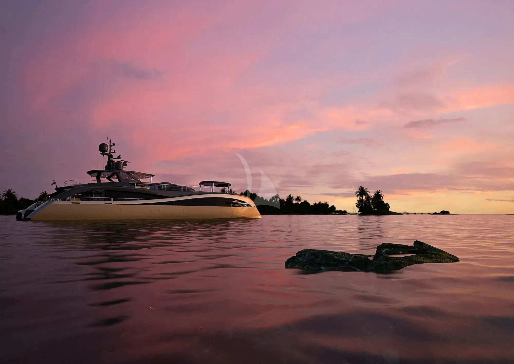 a boat on the water aboard SEAWOLF X Yacht for Sale