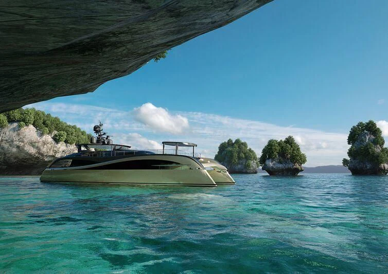 a boat in the water aboard SEAWOLF X Yacht for Sale