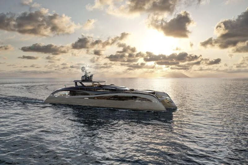 a boat in the water aboard SEAWOLF X Yacht for Sale