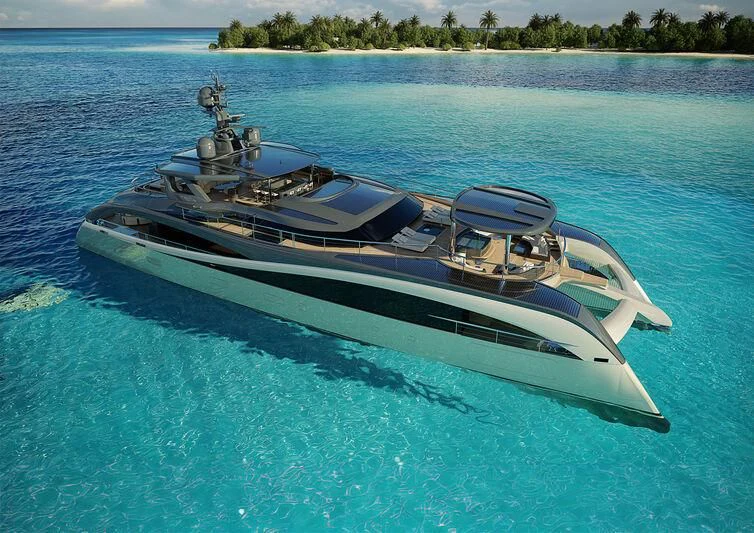 a boat on the water aboard SEAWOLF X Yacht for Sale