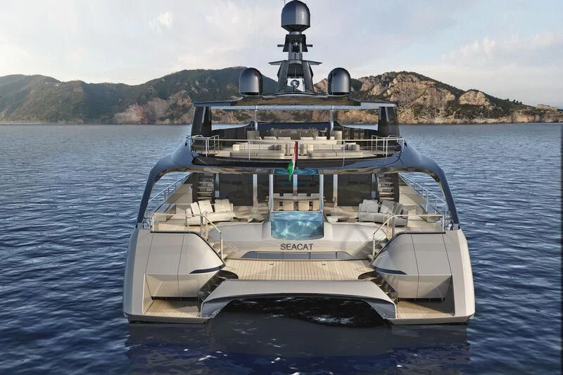 a boat on the water aboard SEAWOLF X Yacht for Sale