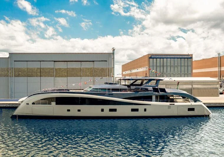 a yacht in the water aboard SEAWOLF X Yacht for Sale