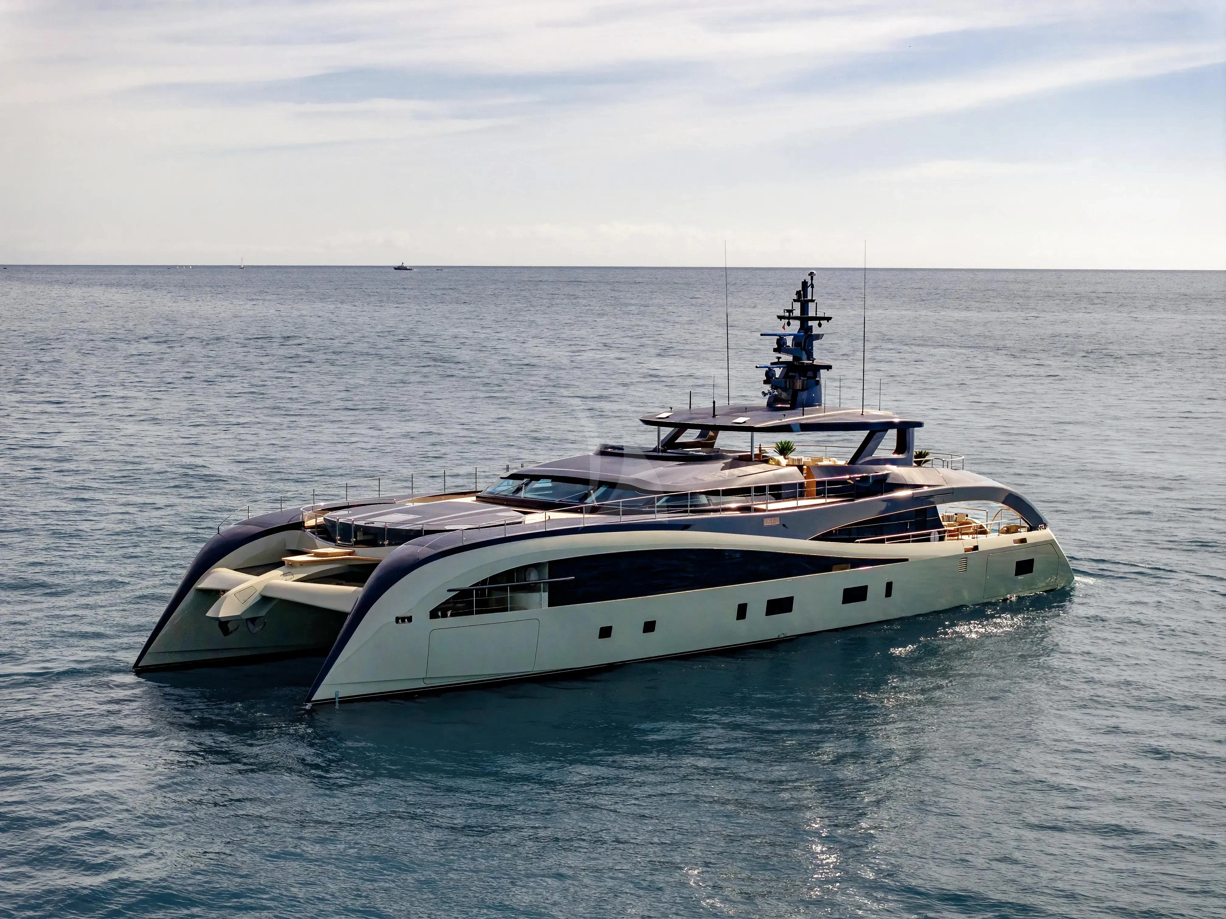 a boat on the water aboard SEAWOLF X Yacht for Sale