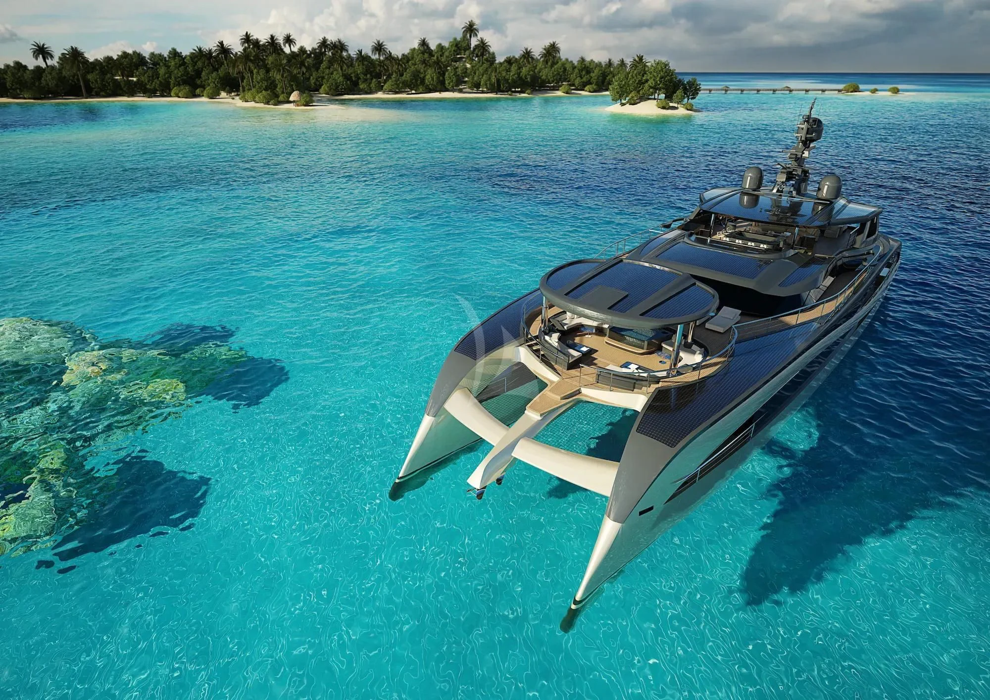 a boat on the water aboard SEAWOLF X Yacht for Sale