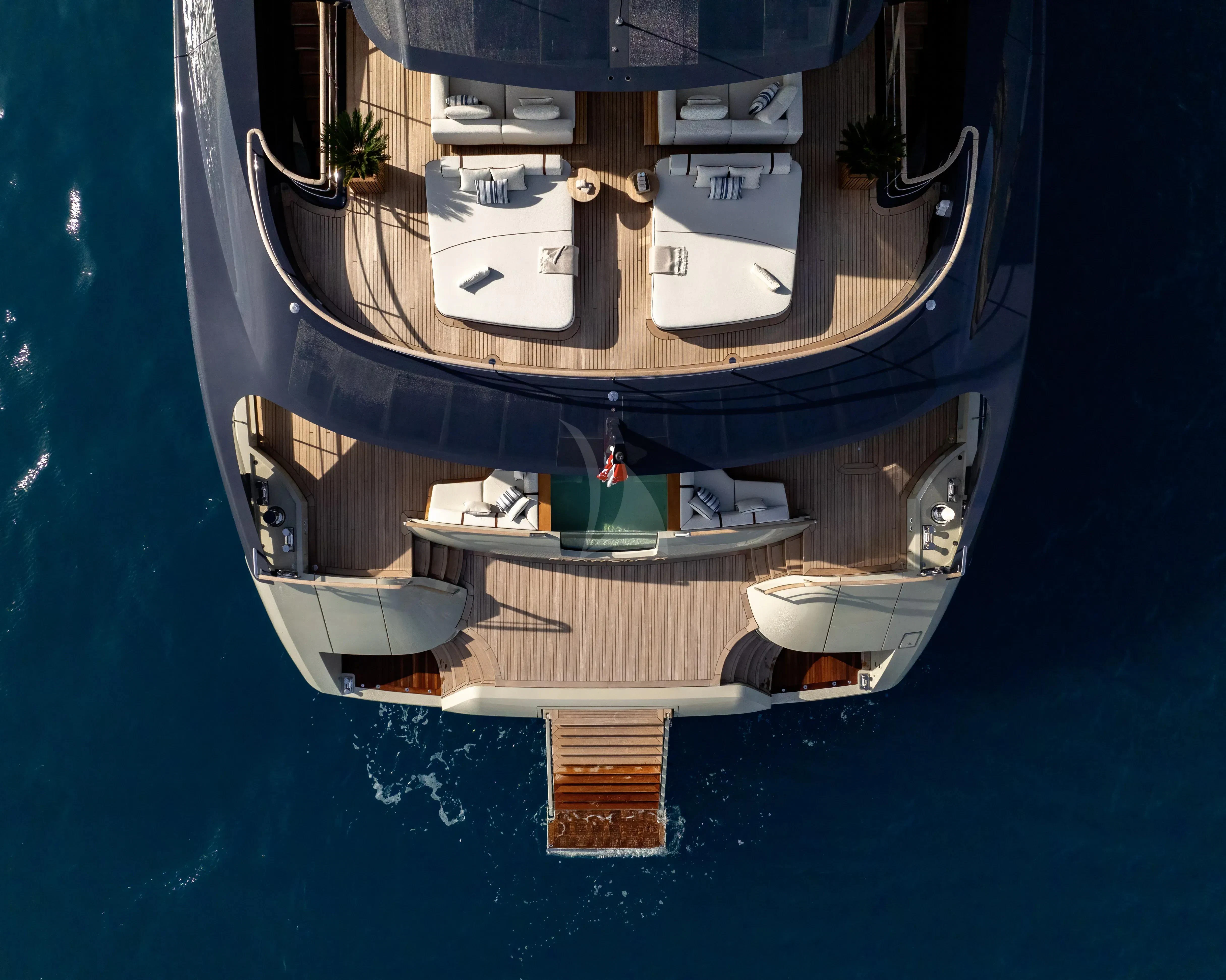 a boat in the water aboard SEAWOLF X Yacht for Sale