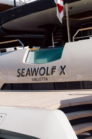 a close-up of a boat aboard SEAWOLF X Yacht for Sale