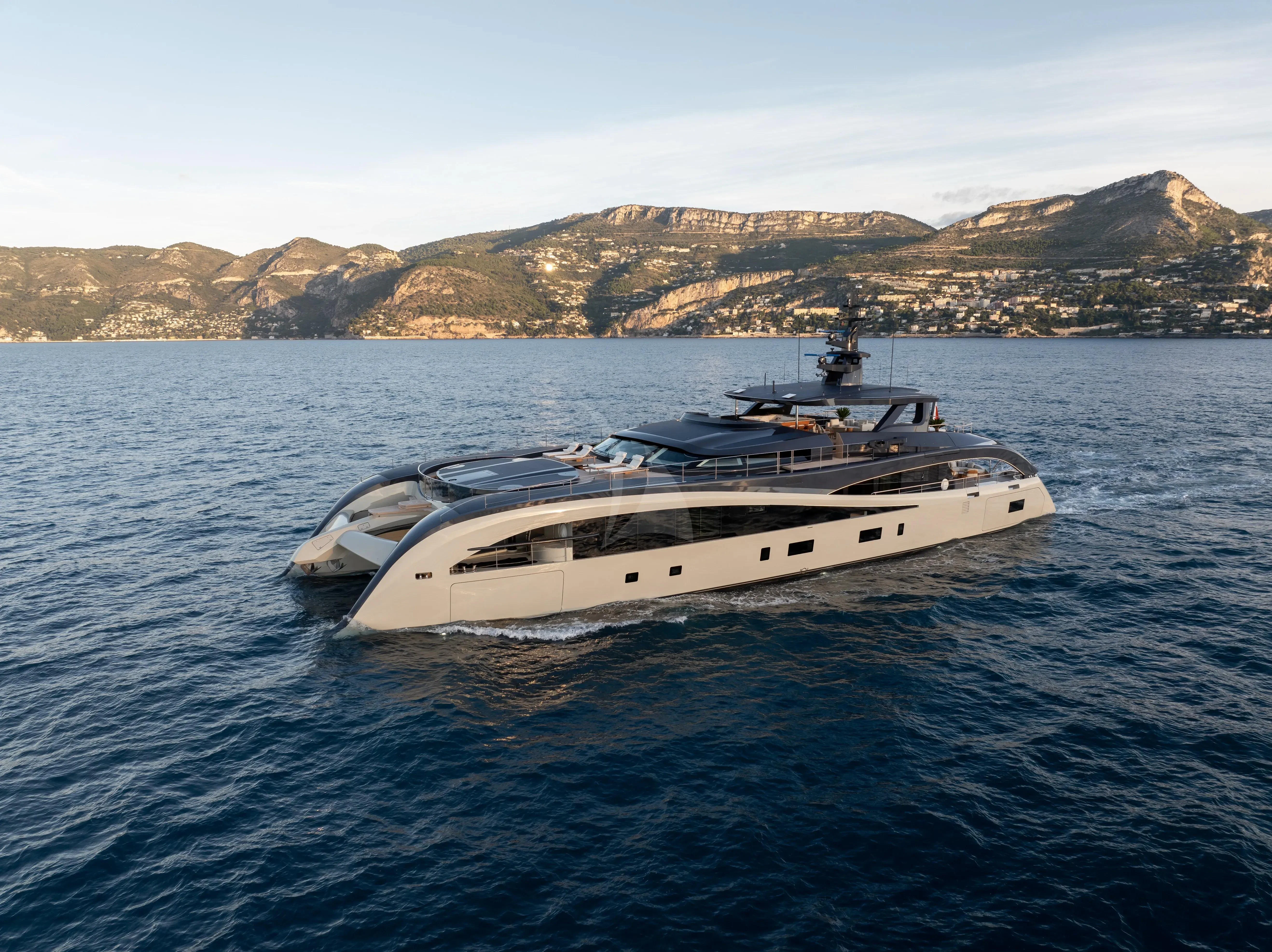 a boat in the water aboard SEAWOLF X Yacht for Sale