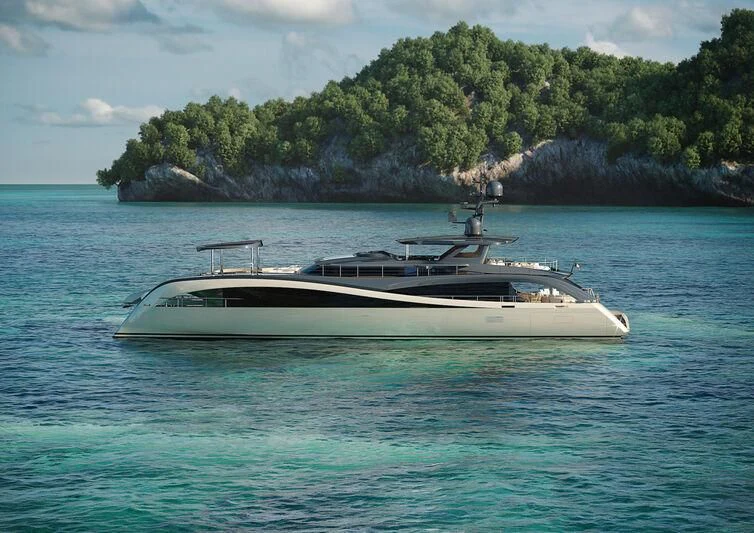 a boat in the water aboard SEAWOLF X Yacht for Sale