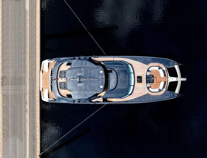 logo aboard SEAWOLF X Yacht for Sale