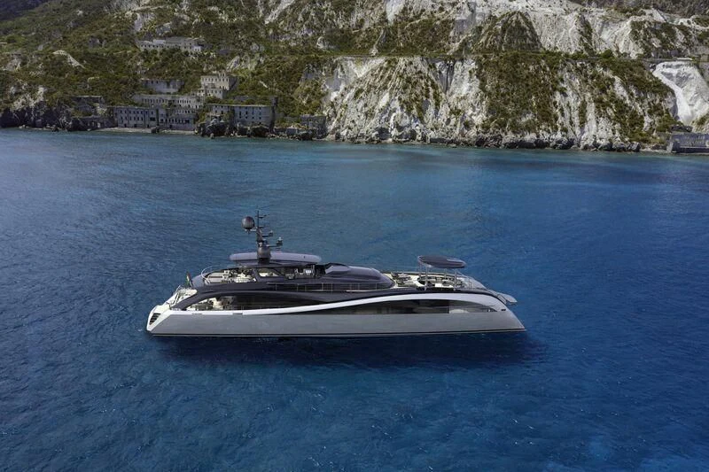 a boat in the water aboard SEAWOLF X Yacht for Sale