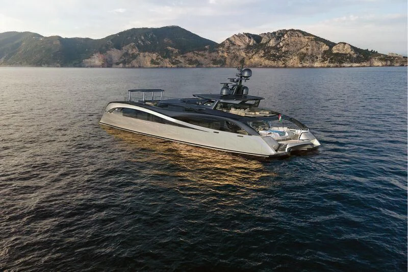 a boat in the water aboard SEAWOLF X Yacht for Sale