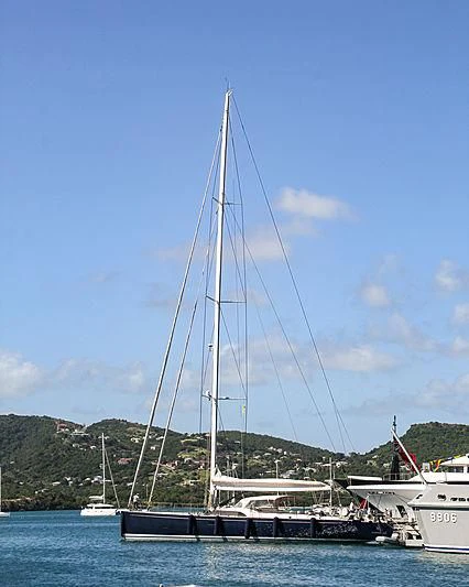 a sailboat on the water aboard FARFALLA Yacht for Sale
