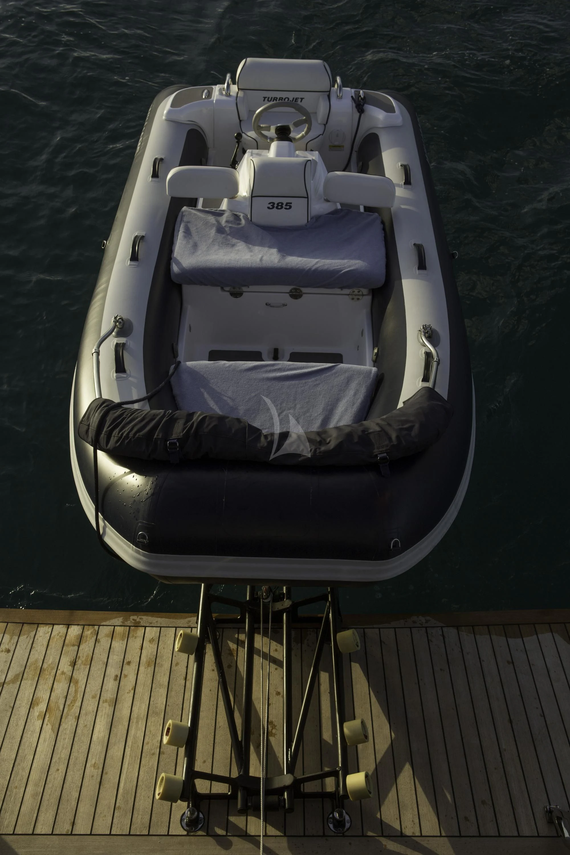 a suitcase with a handle aboard FARFALLA Yacht for Sale