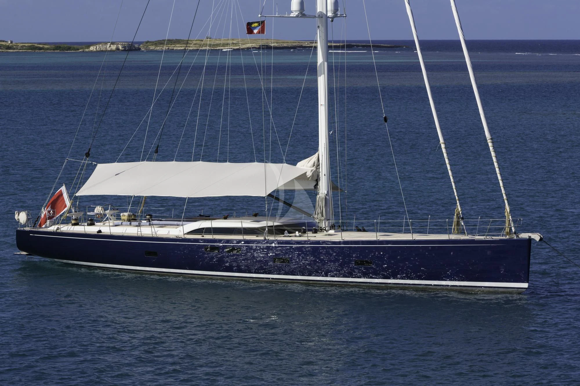 a boat on the water aboard FARFALLA Yacht for Sale