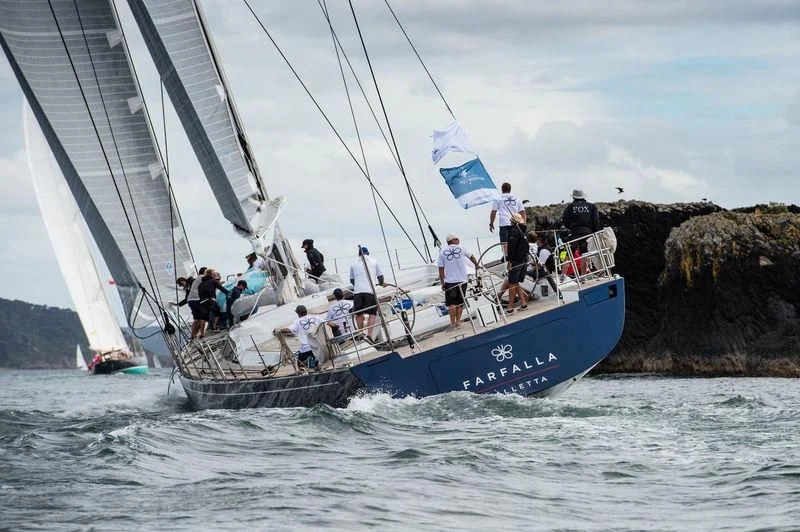 a group of people on a boat aboard FARFALLA Yacht for Sale