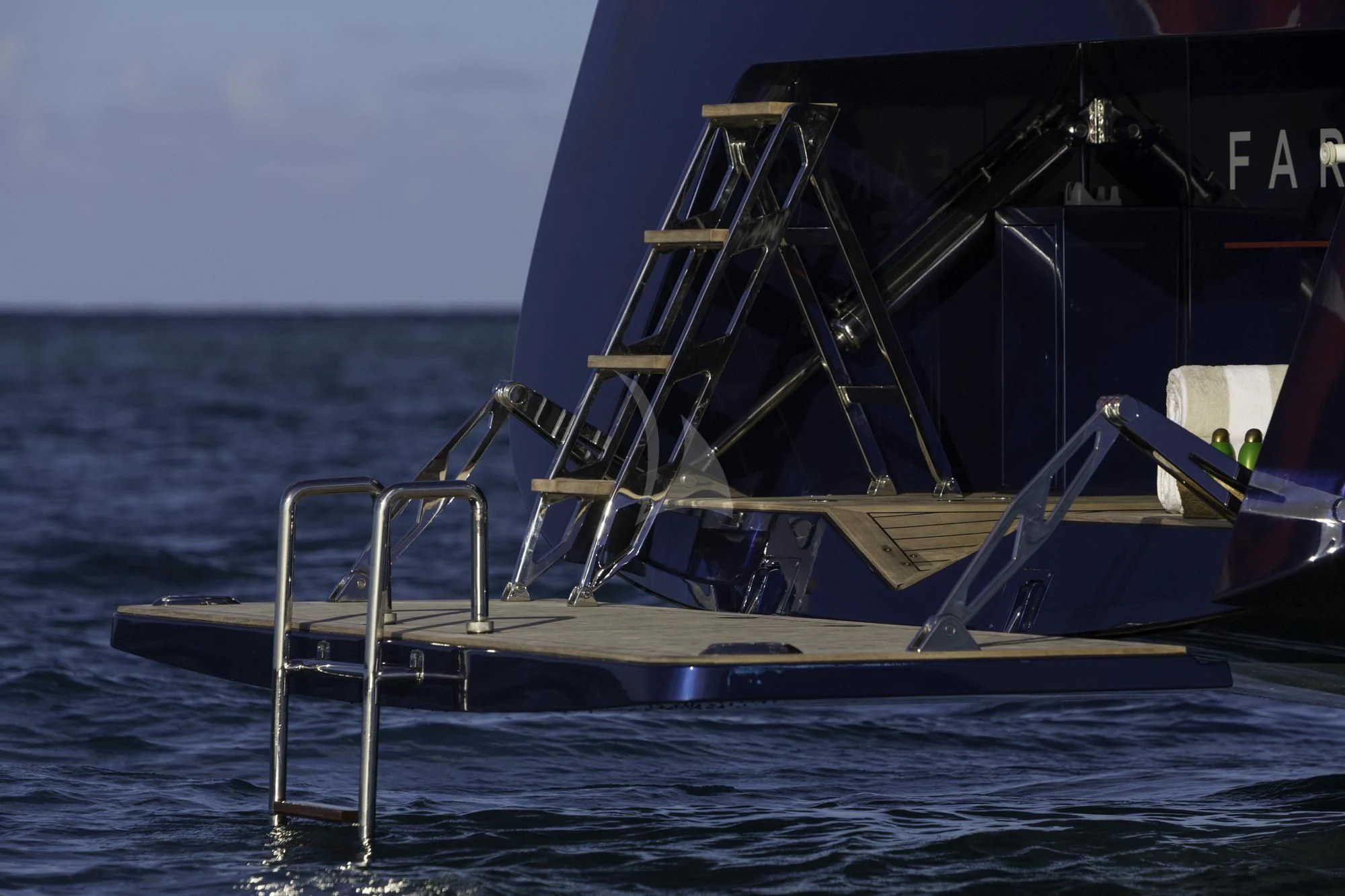 a boat in the water aboard FARFALLA Yacht for Sale