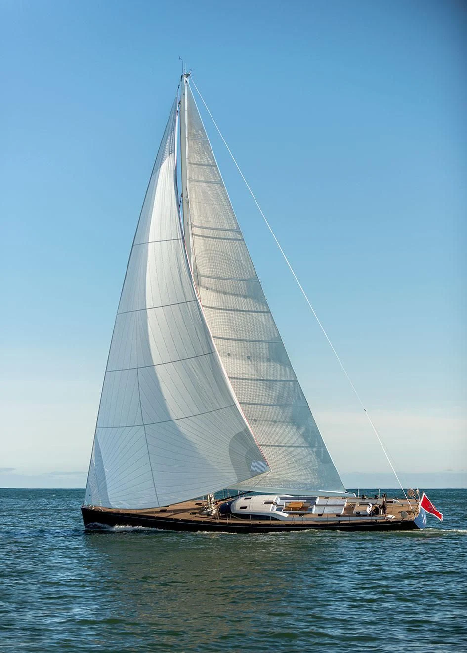 a sailboat on the water aboard FARFALLA Yacht for Sale